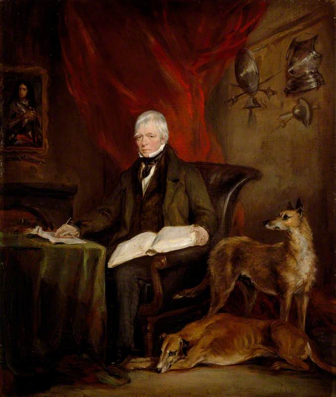 Francis Grant, Sir Walter Scott, 1771 - 1832. Novelist and poet
