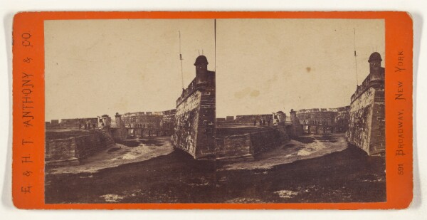 Edward and Henry T. Anthony & Co., Exterior view of the old Spanish Castle, "St Marcus." St. Agustine [sic], Fla.