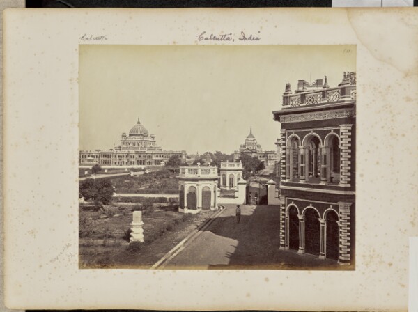 Samuel Bourne, Lucknow; View in the Kaiser Bagh