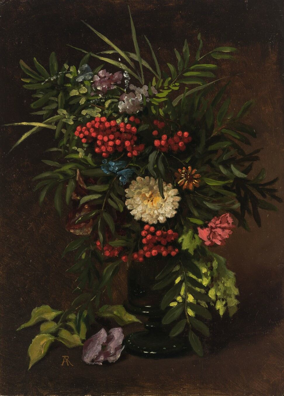Unknown artist, Gėlės vazoje