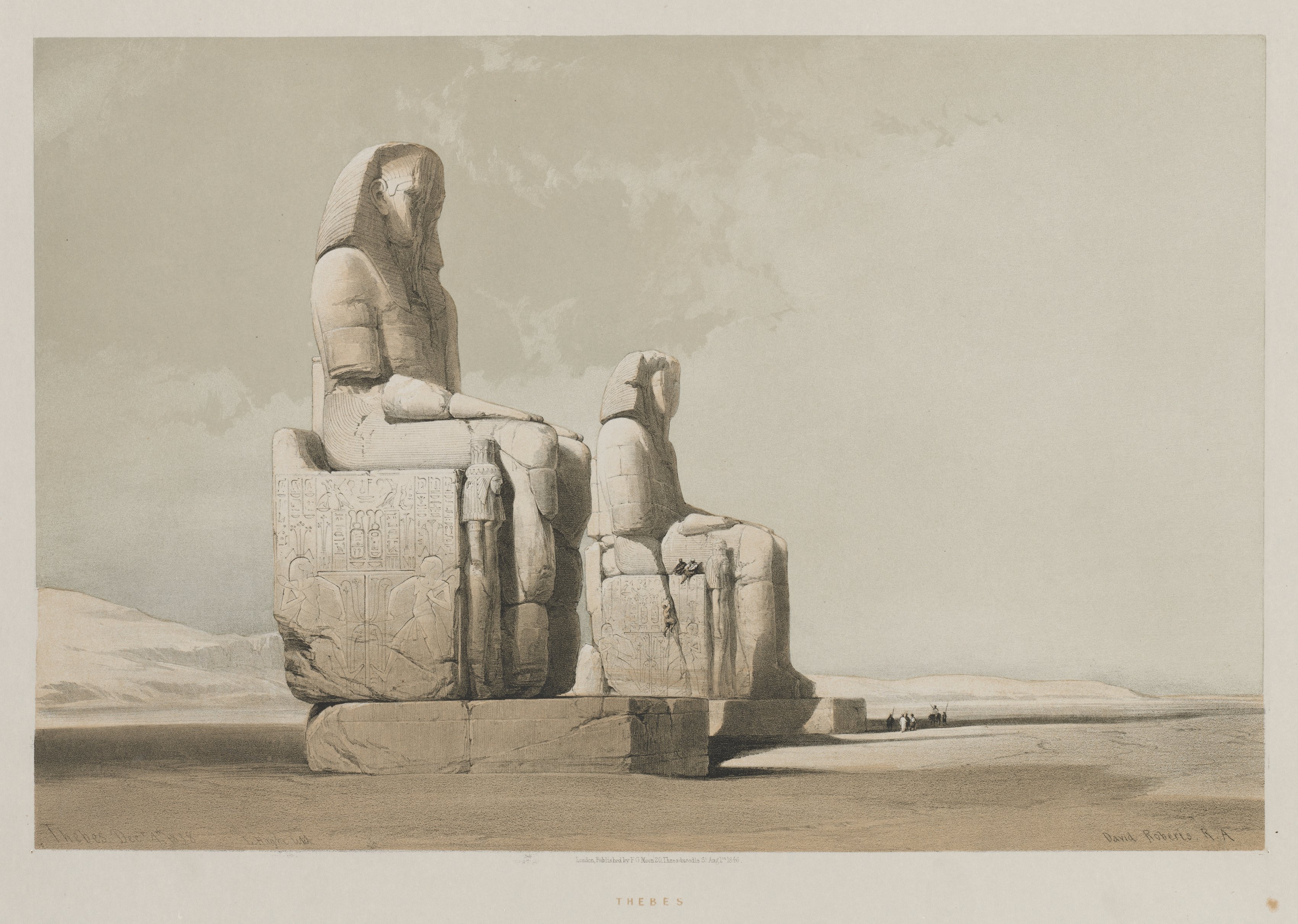 Louis Haghe, Egypt and Nubia, Volume I: Thebes