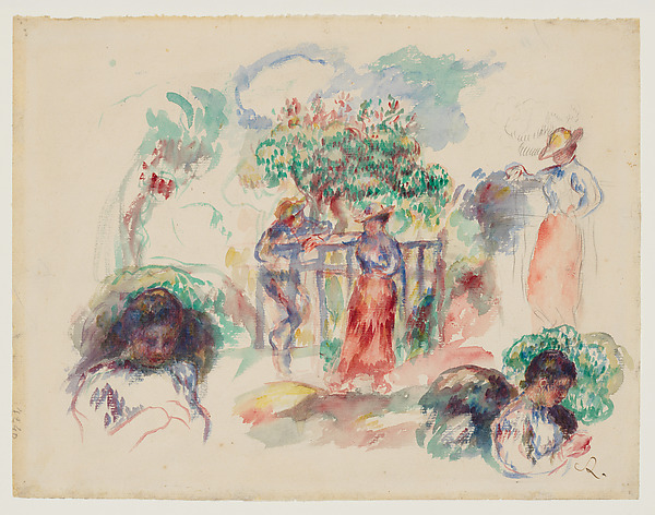 Auguste Renoir, Figures under a Tree