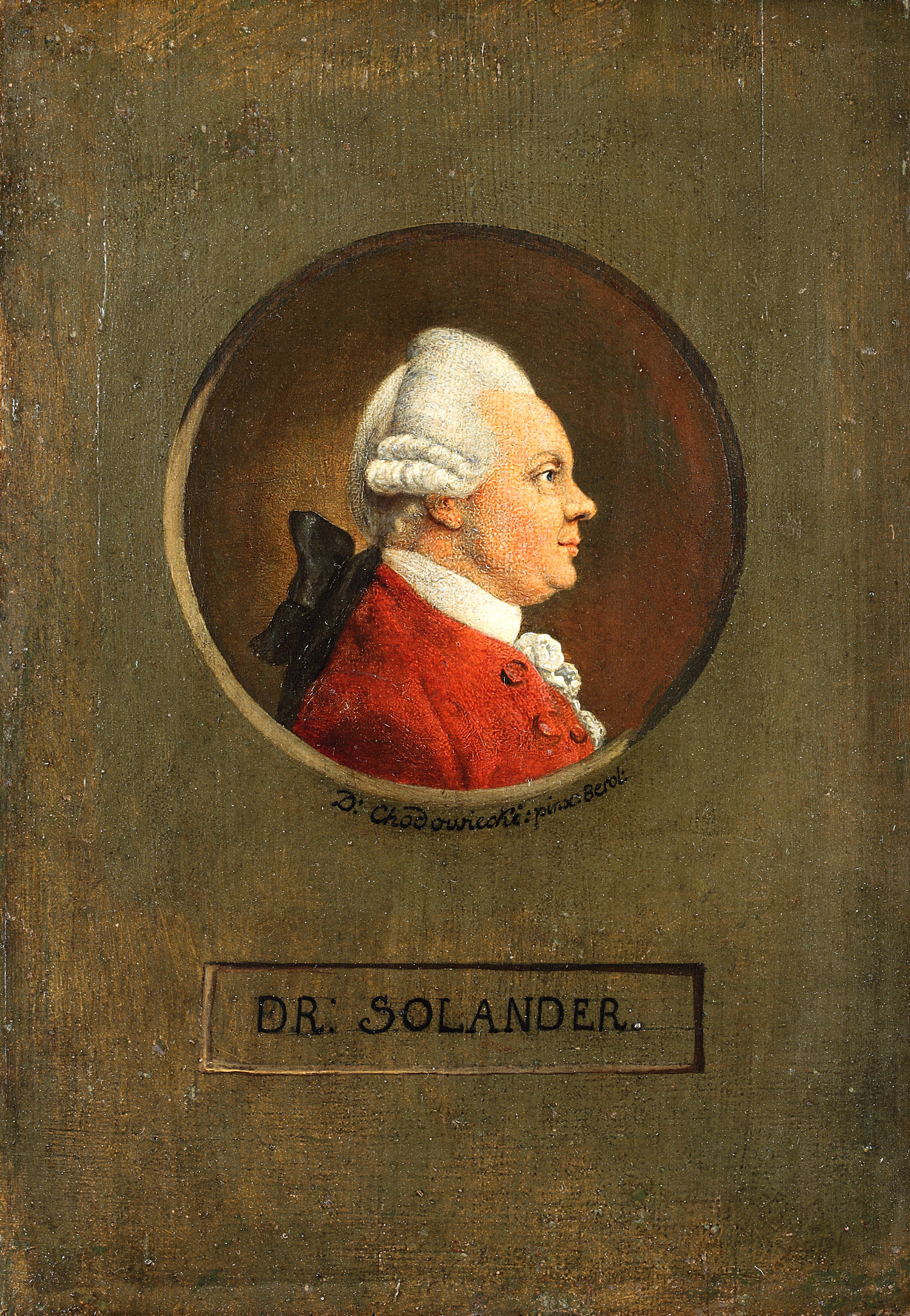 Daniel Nikolaus Chodowiecki, The Botanist Dr. Daniel Carlsson Solander (1733-1782)