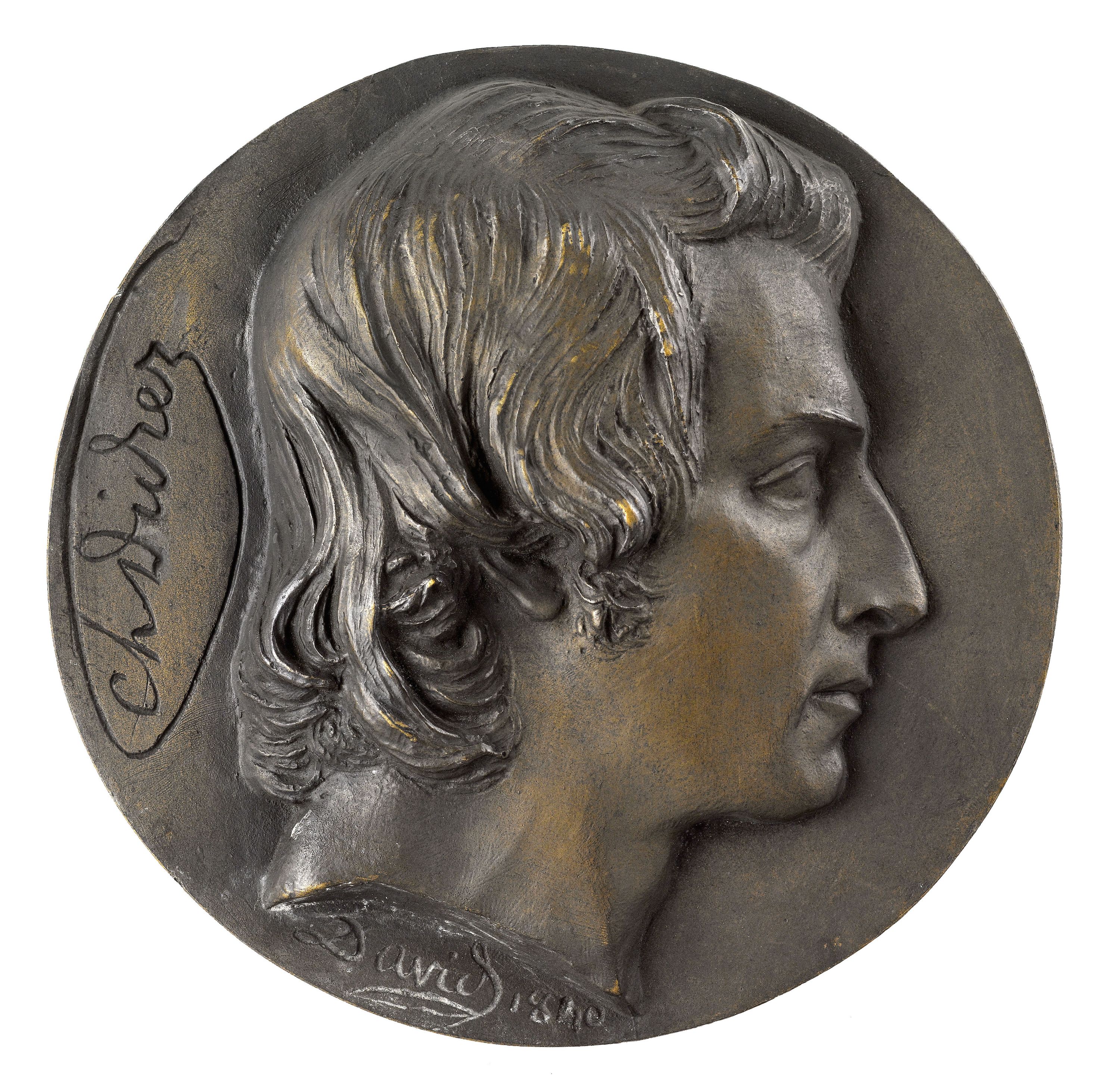 David d'Angers, Portrait de Charles Didier (1805-1864), littérateur suisse