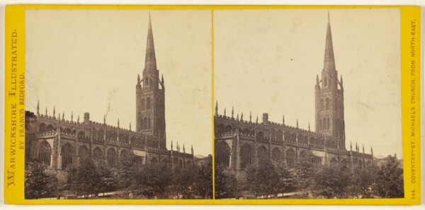 Francis Bedford, Coventry - St. Michael's Church, from North-East. [Warwickshire, England]