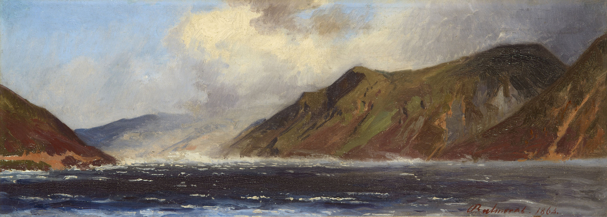 August Becker, A Storm on Loch Muick