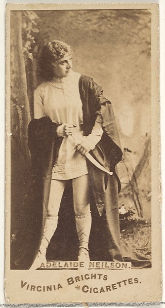 Allen & Ginter, Adelaide Neilson, from the Actors and Actresses series (N45, Type 1) for Virginia Brights Cigarettes