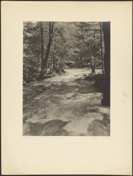 Louis Fleckenstein, Rapids of Merced River - Happy Isles
