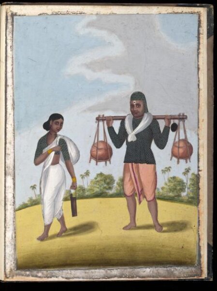 Unknown, A holy-water-carrier and his wife