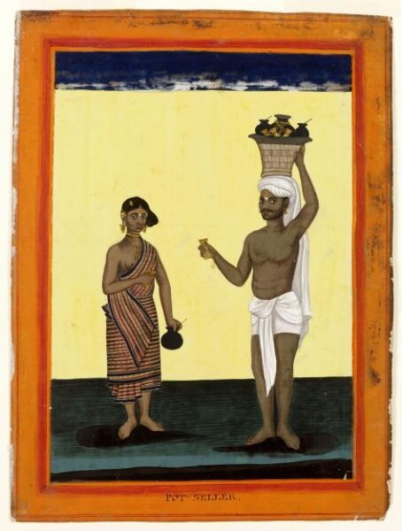 Unknown, A pot-seller and his wife
