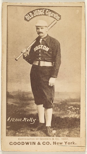 Goodwin & Company, "$10,000" Kelly, Boston, from the Old Judge series (N172) for Old Judge Cigarettes