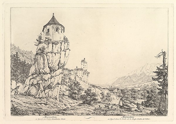 Johann Christoph Erhard, Landscape, Mariastein in Tyrol