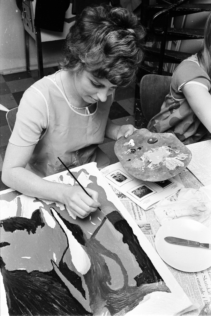 Tierp Arbetarbladet, Konstkurs, Mehedeby, Uppland, 1972