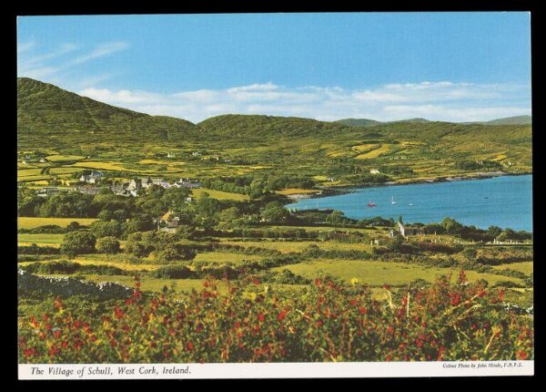 Hinde, John Wilfrid, Valentia Island, "Ring of Kerry" showing The Royal Hotel and Ferry, Ireland