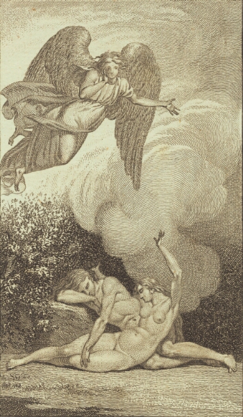 J.F. Clemens, Illustration til Ewalds "Adam og Eva". I