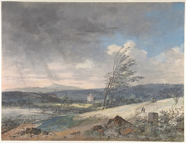 Louis Gabriel Moreau, Windswept Landscape