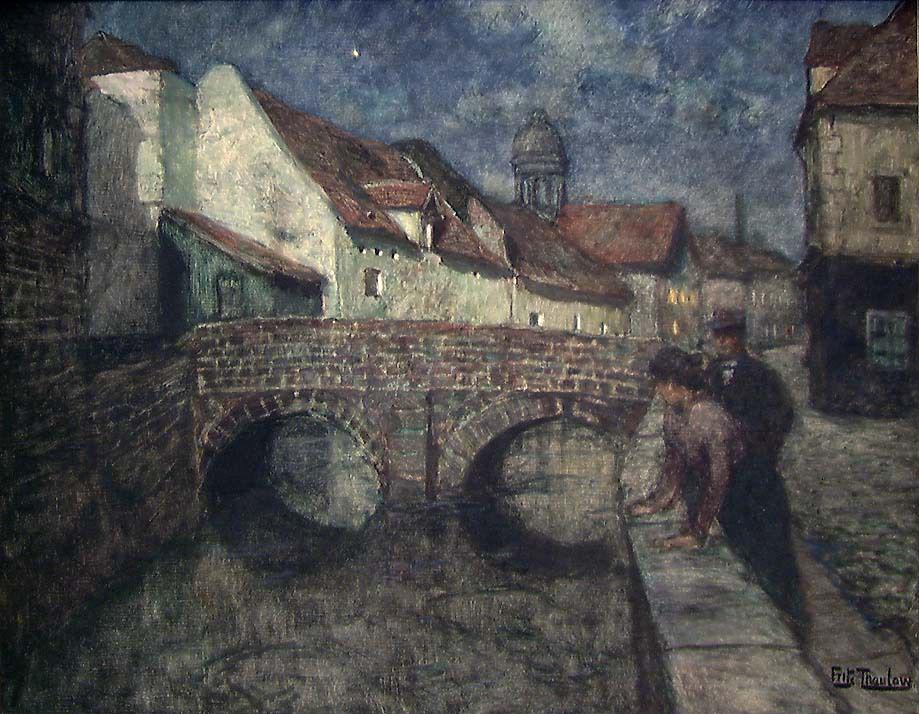 Frits Thaulow, Midnight in Amiens