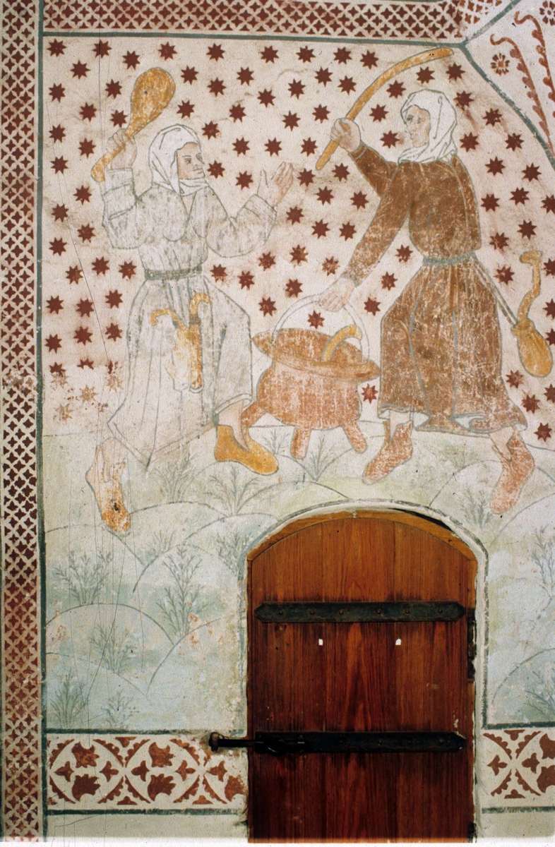 Tommy Arvidson, Lime painting in Dannemora Church, Dannemora parish, Uppland 1997