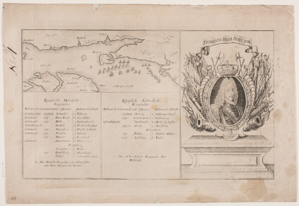 Ubekendt dansk, Danske skibes anfald på svenskerne, Kolberger Heide 1715