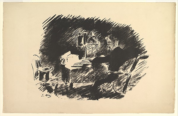 Edouard Manet, Once Upon a Midnight Dreary, from "The Raven" by Edgar Allan Poe