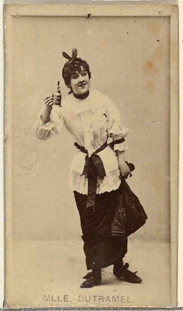 W. Duke, Sons & Co., Mlle. Dutramel, from the Actors and Actresses series (N145-8) issued by Duke Sons & Co. to promote Duke Cigarettes