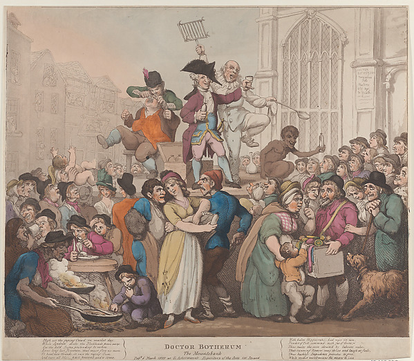 Thomas Rowlandson, Doctor Botherum, The Montebank