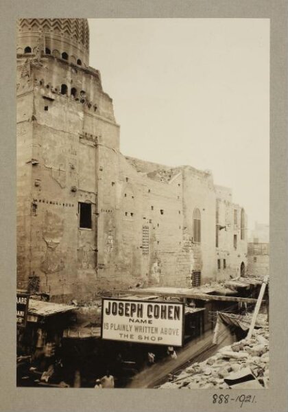 K.A.C. Creswell, Northeast façade of the funerary complex of Mamluk Sultan al-Ashraf Barsbay (al-Ashrafiyya), Cairo