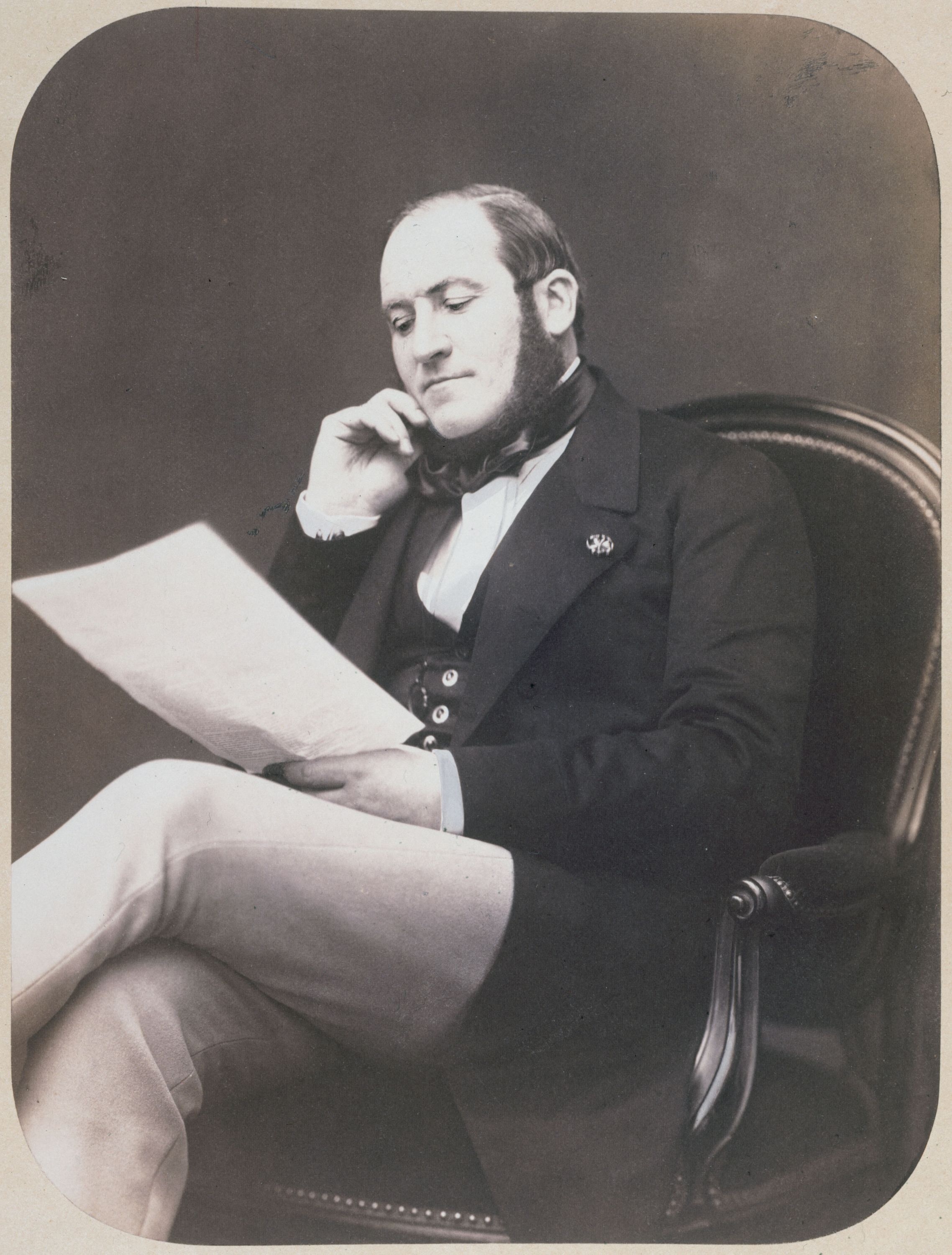 Pierre Petit, Portrait de Haussmann (Georges Eugène, Baron), (1809-1891)
