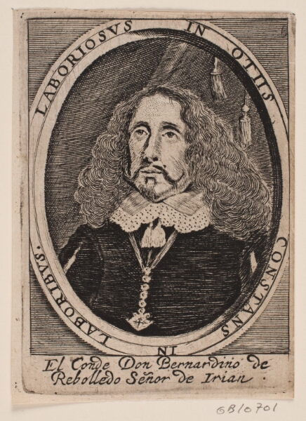 Albert Haelwegh, Don Bernardino de Rebolledo, spansk gesandt