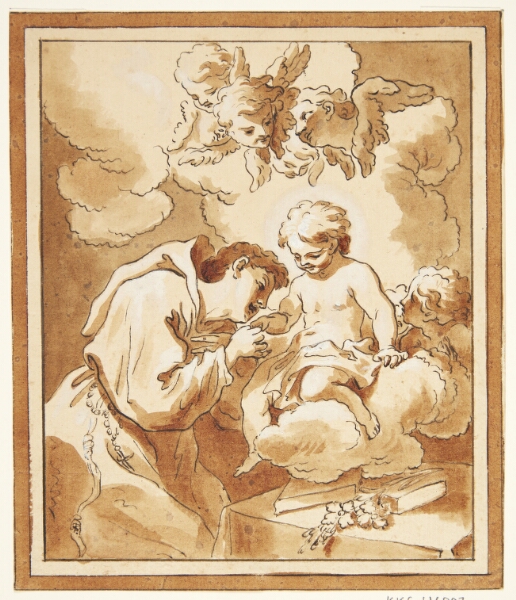 Gerard de Lairesse, Jesusbarnet svævende på en sky