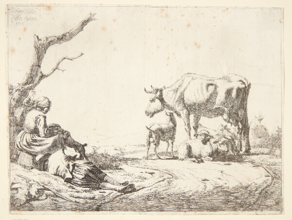 Adriaen van de Velde, Hyrde og hyrdinde med deres dyr