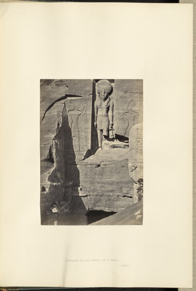 Francis Frith, Entrance to the Temple of Simbel, Nubia