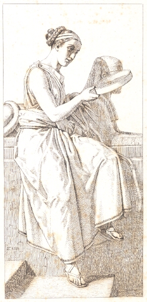 C.W. Eckersberg, Fornuften. Allegorisk figur