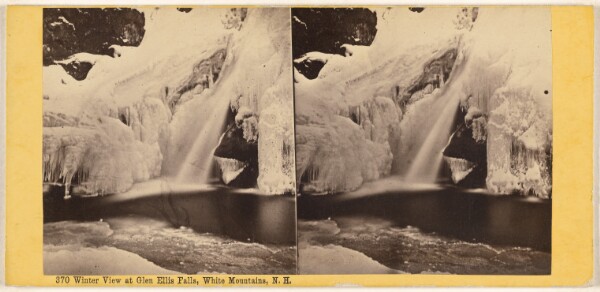 Edward Bierstadt, Winter View at Glen Ellis Falls, White Mountains, N.H.