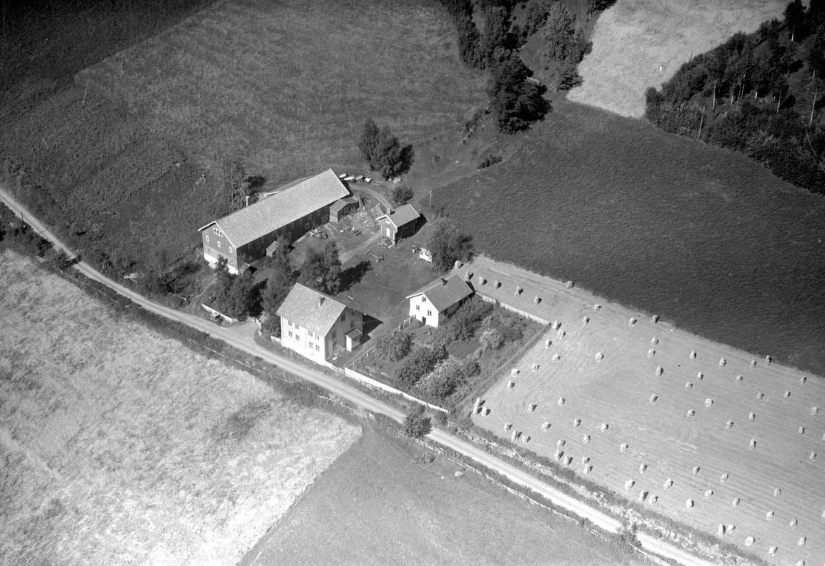 Anno Domkirkeodden, Flyfoto av Skaråsen gard, Veldre, Ringsaker.