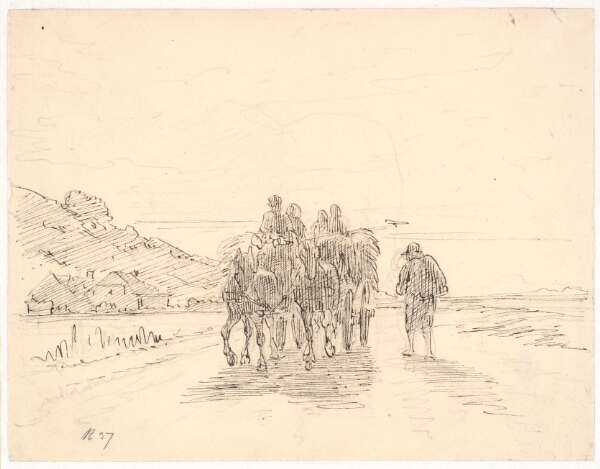 Wilhelm Marstrand, Kornet køres hjem