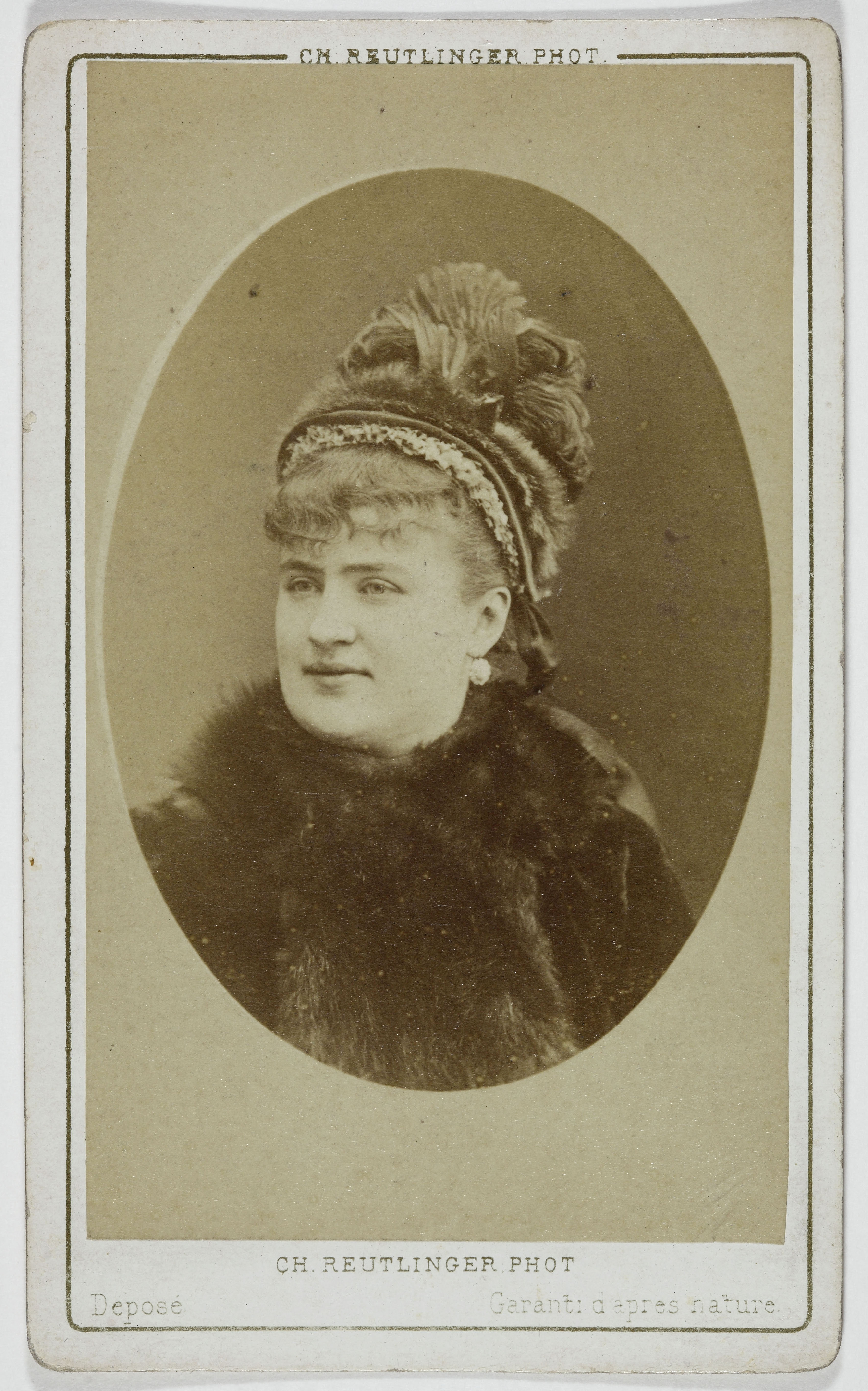 Charles Reutlinger, Portrait d'Angèle, (actrice)