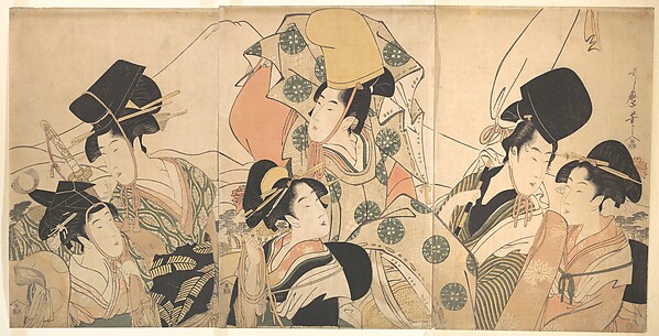 Kitagawa Utamaro, Narihira's Journey to the East