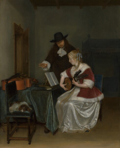 Gerard ter Borch, The Music Lesson