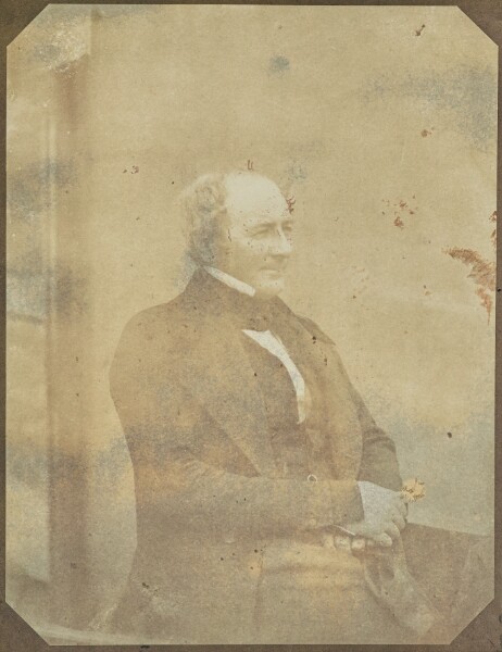 Hippolyte Bayard, [Portrait of a Seated Man]