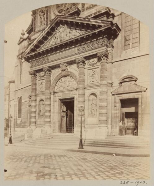 Atget, Jean-Eugène-Auguste, Church of St Etienne du Mont, Paris, France