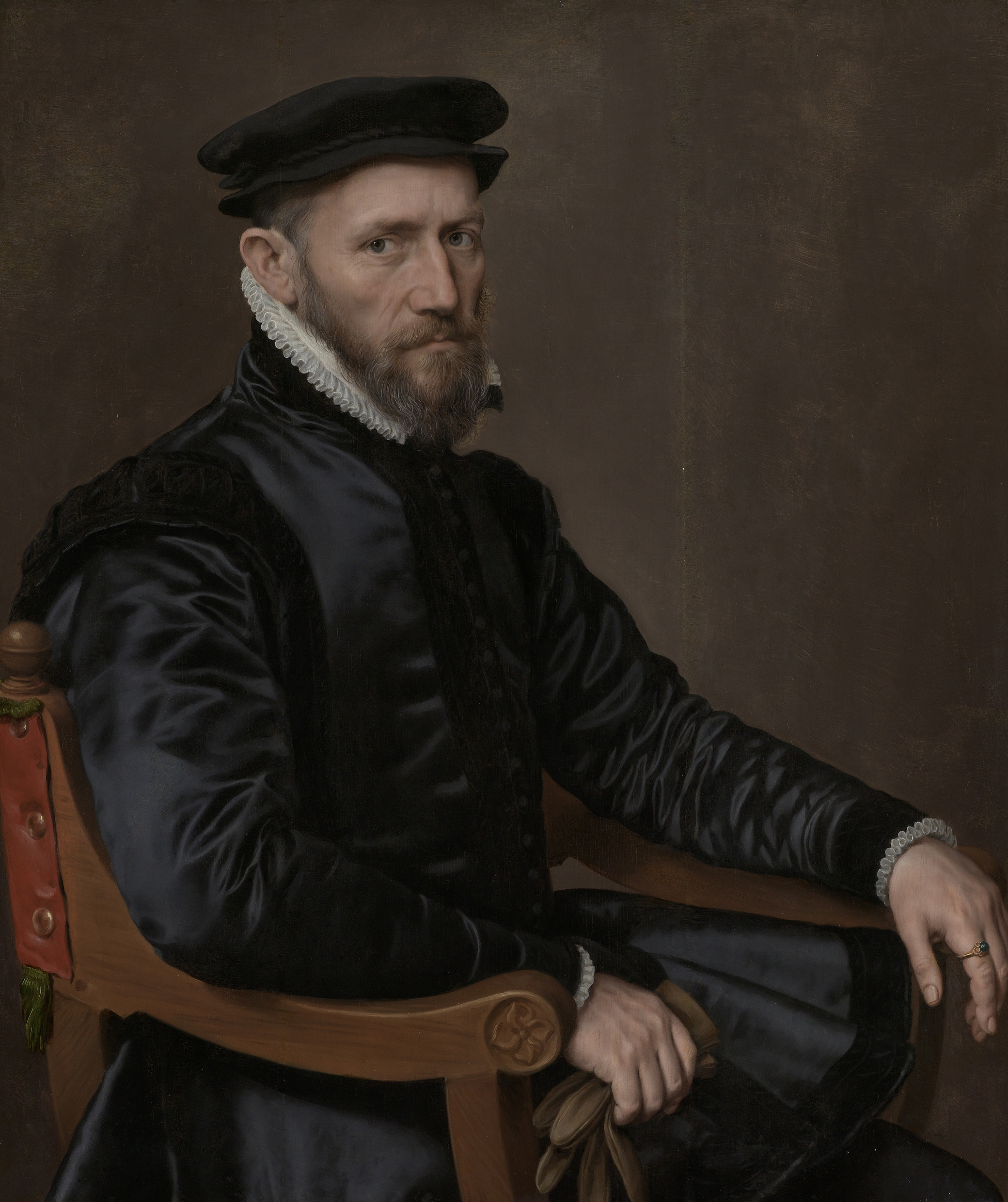 Antonis Mor, Portrait of Sir Thomas Gresham, pendant to portrait of Anne Fernely