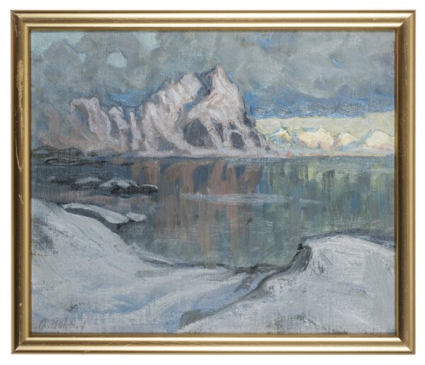 Anna Boberg, Båtar mellan fjäll. Studie från Lofoten