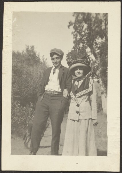 Louis Fleckenstein, [Young Man and Woman in Grove]