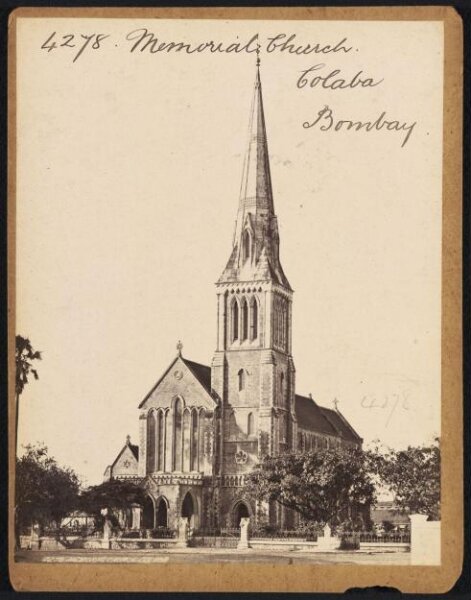 Francis Frith, Memorial Church.  Colaba.  Bombay