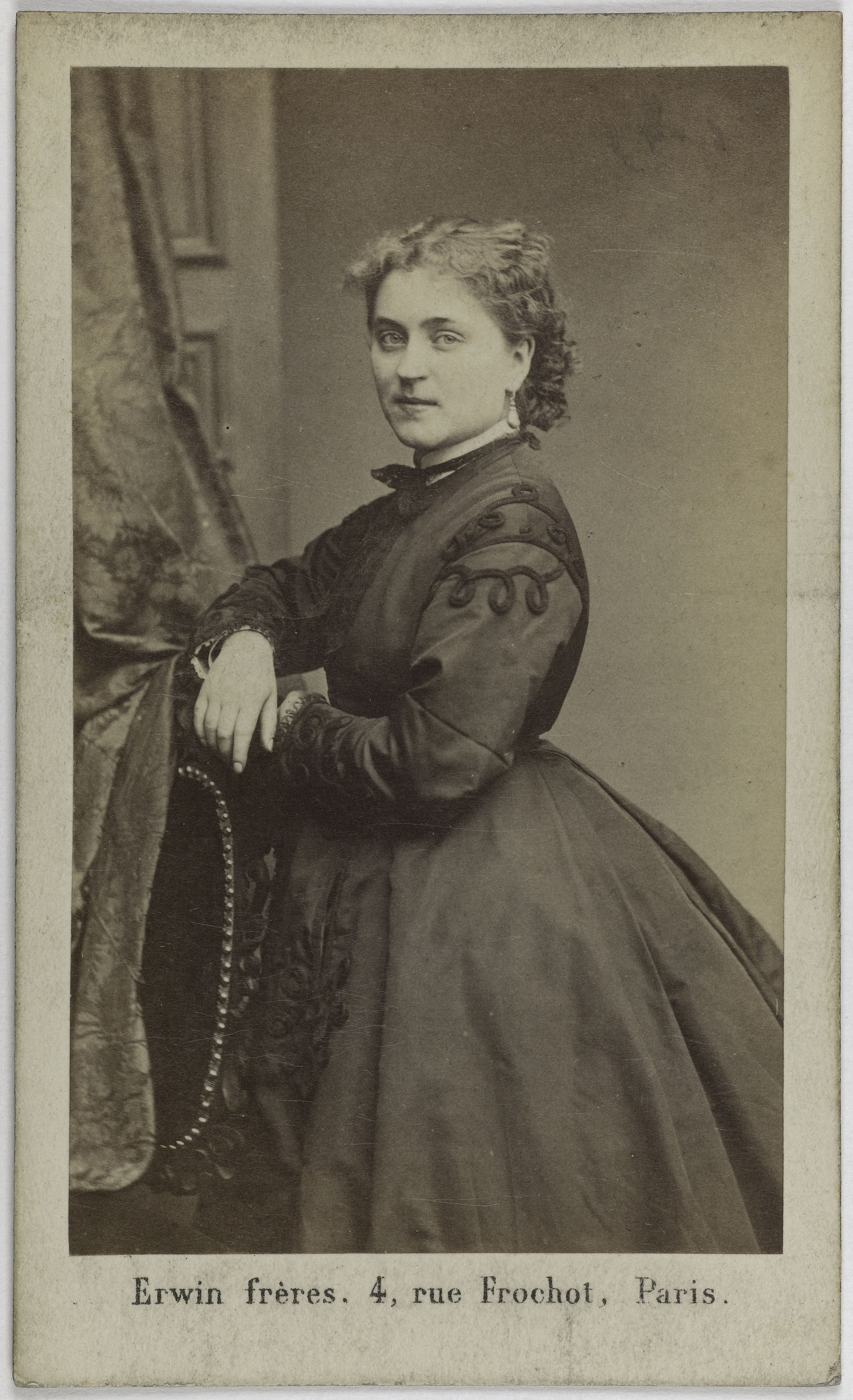 Erwin & Ernest Hanfstaengl, Portrait d'Adeline Blanche Pierson, (1842-1919), (actrice)