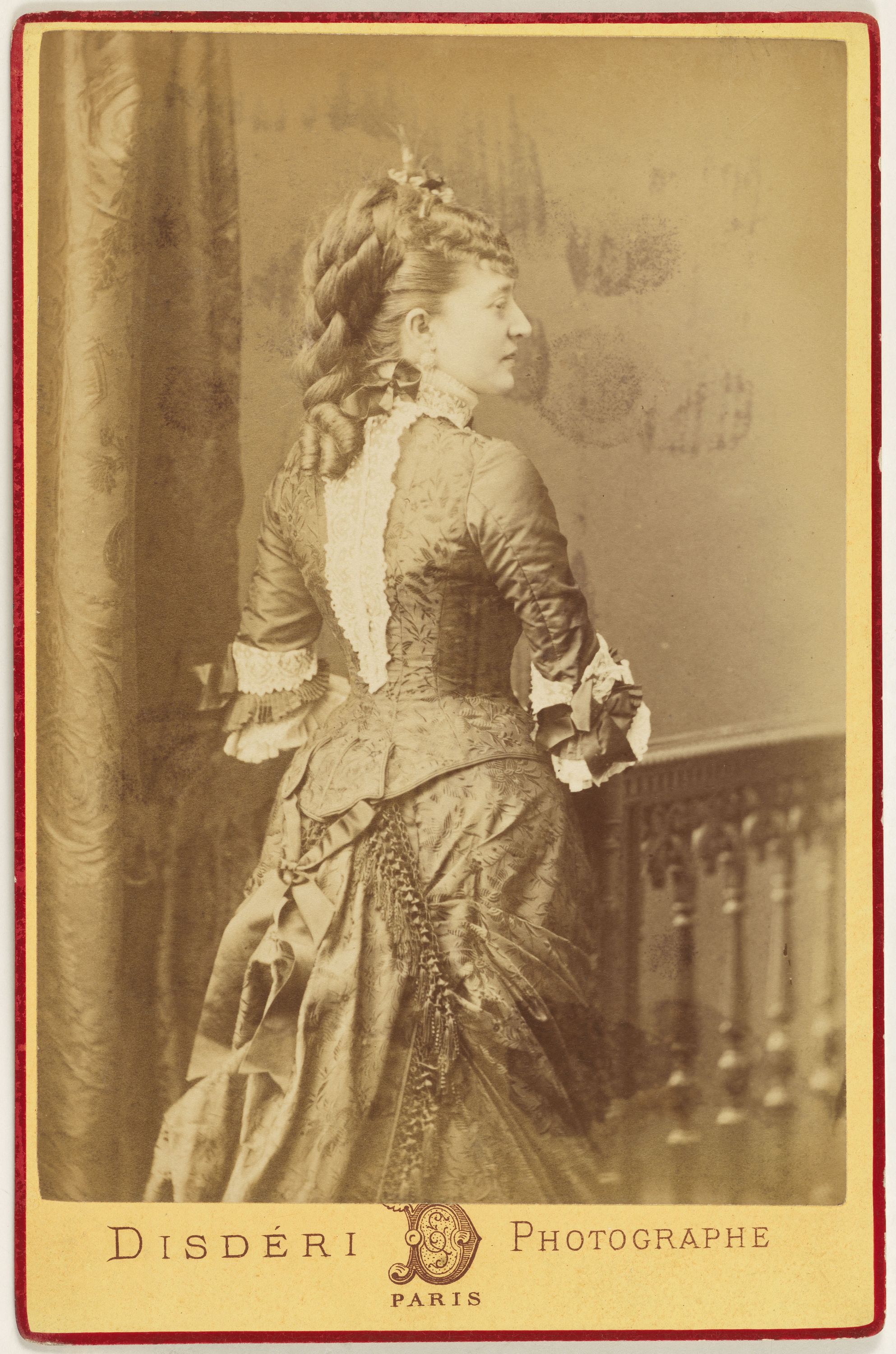 André-Adolphe-Eugène Disdéri, Portrait de Julia de Cléry, actrice