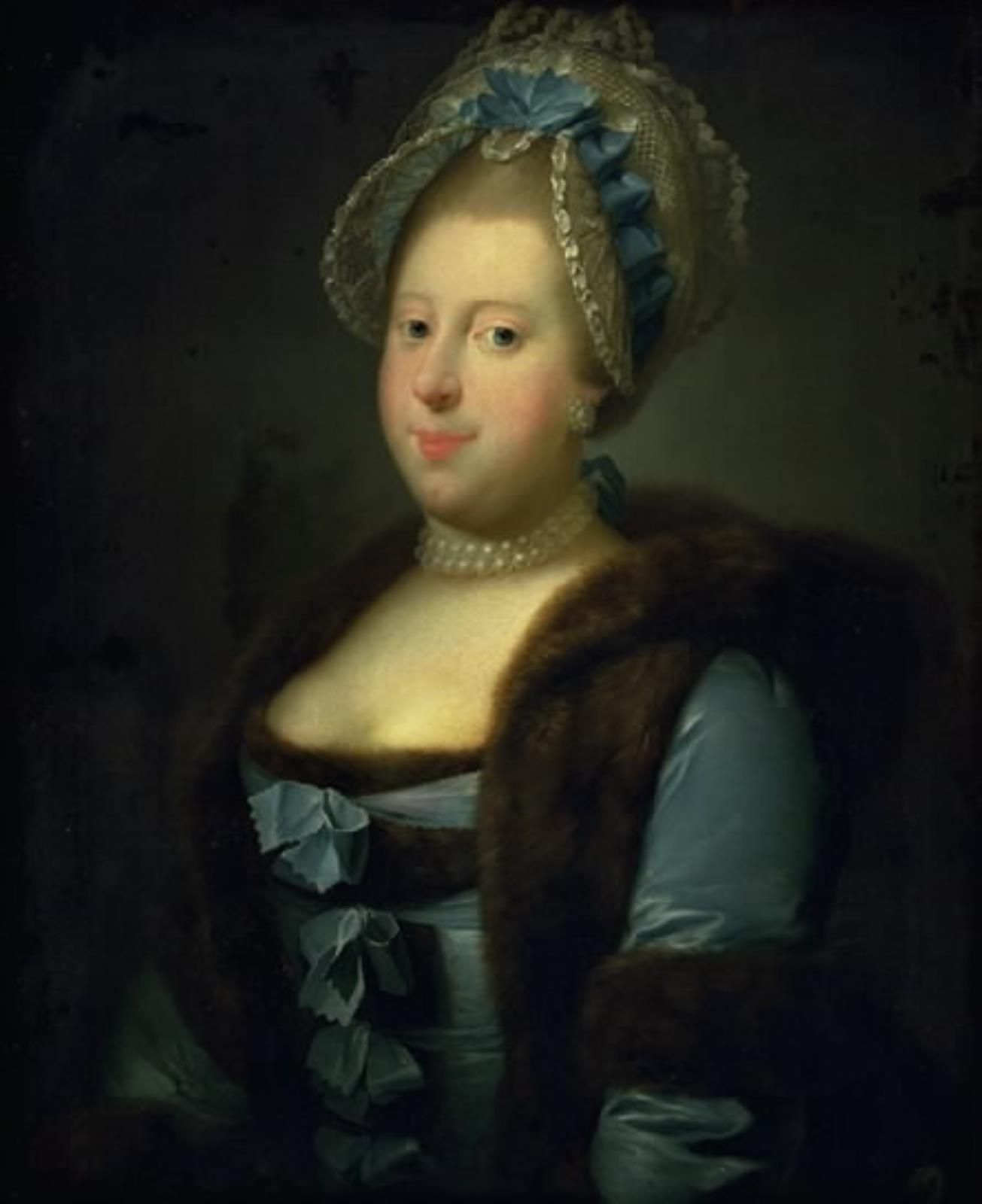 Jens Juel, Caroline Mathilde, Christian VII's dronning
