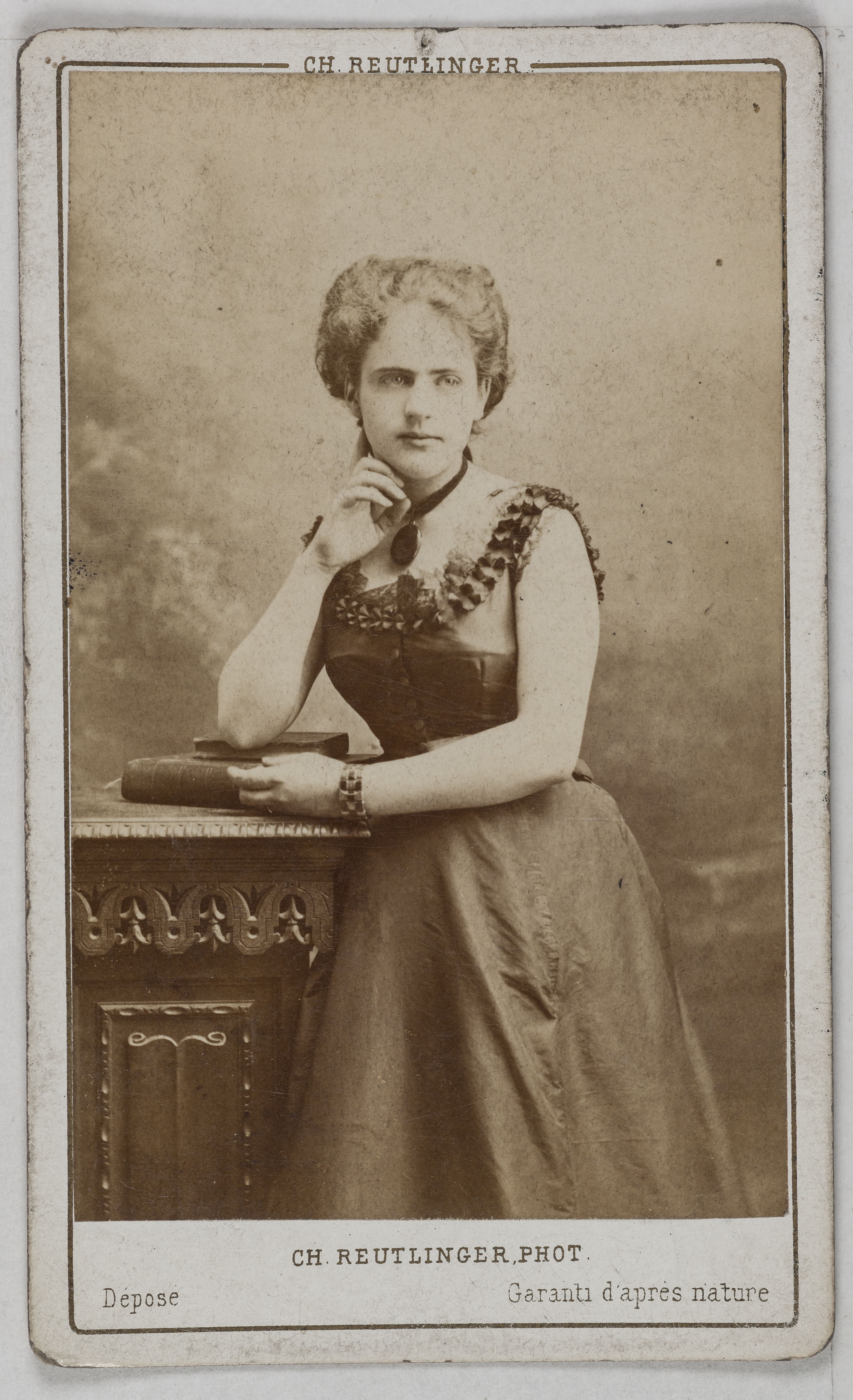 Charles Reutlinger, Portrait de Marie Karl (Amélie Jeanne Jaime, dite), (actrice), (fille de Théodore Barrière)