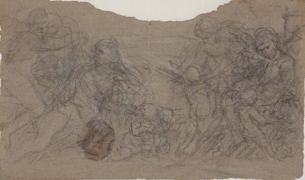 Pietro da Cortona, Skitser til figurgrupper
